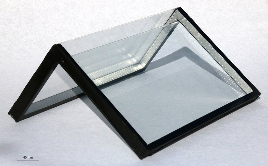 How to bend flat glass perfectly around corners